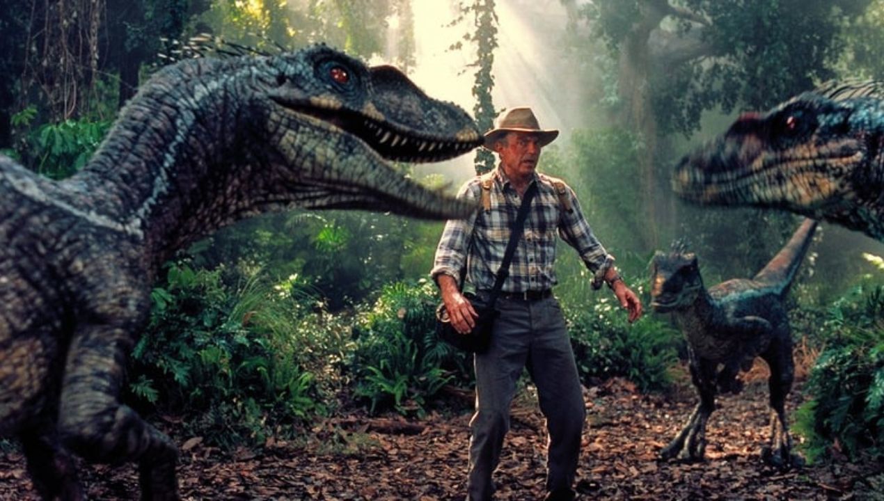 Scène uit Jurassic Park