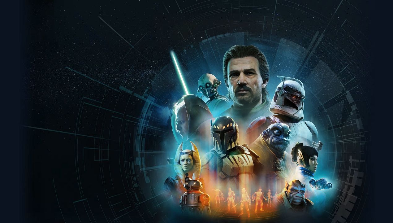 Hawks en zijn team in Star Wars Zero Company