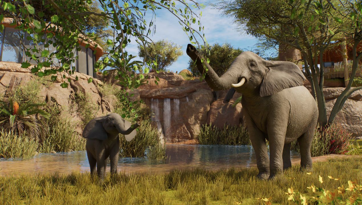 Een dierentuin in Planet Zoo 2