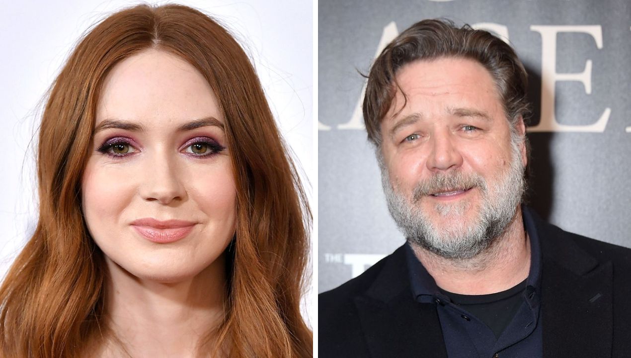 Russell Crowe Karen Gillan