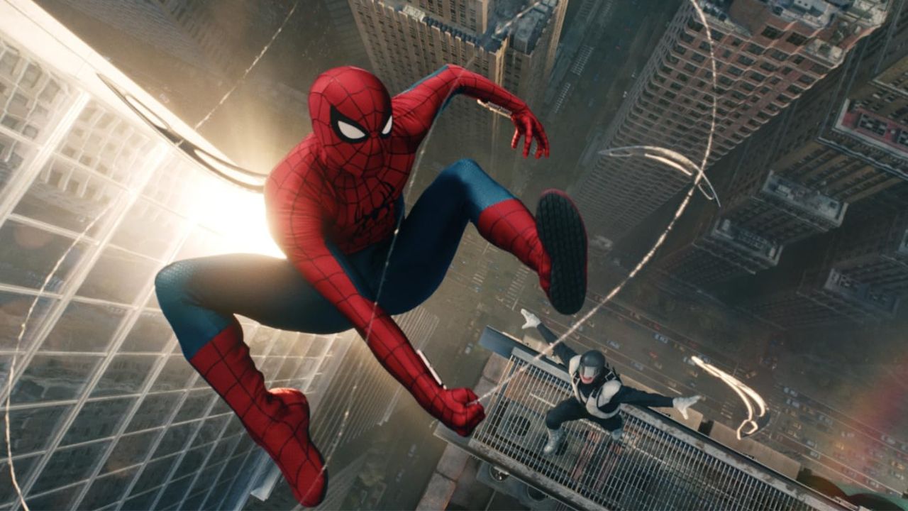 Spider-Man slingert alleen door New York in Spider-Man: Brand New Day