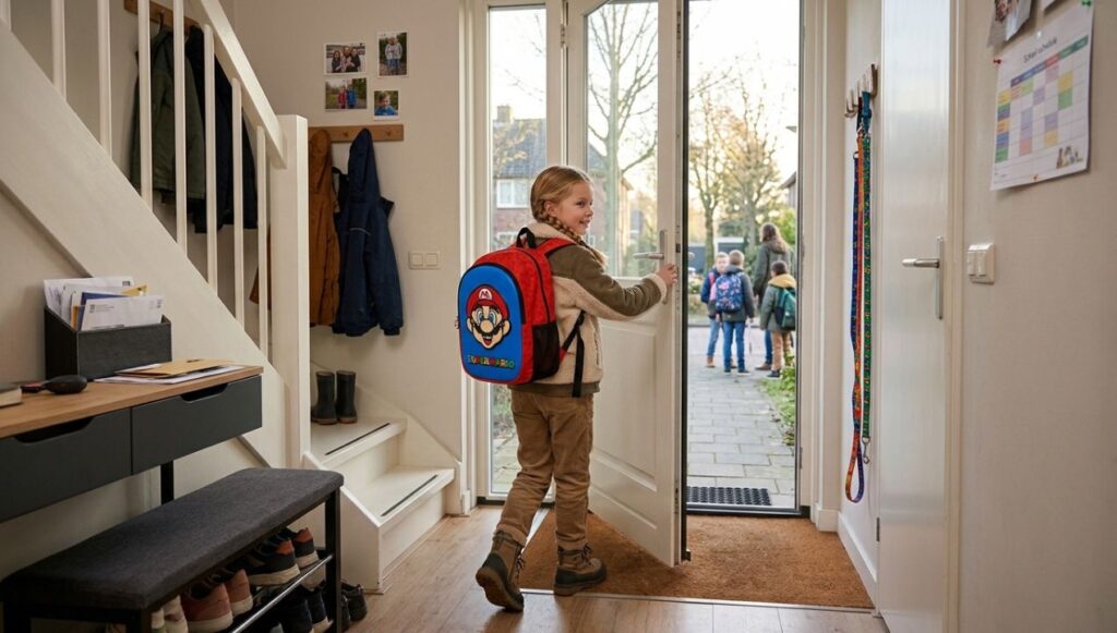 Rugzak school met stoere prints van Spidey en Super Mario klaar voor ieder avontuur
